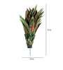 Green Polyester Artificial Dracaena Plant Without Pot