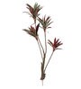 Green Polyester Artificial Draceana Plant Without Pot