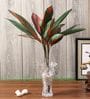 Green Polyester Artificial Draceana Plant Without Pot