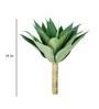 Green Polyester Artificial Foxtail Plant Without Pot