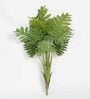 Green Polyester Artificial Happy Philodendron Plant without Pot