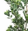 Green Polyester Artificial Hide Plant Without Pot