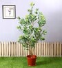 Green Polyester Artificial Hide Plant Without Pot
