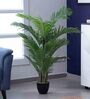 Green Polyester Artificial Palm Plant with Pot