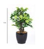 Green Polyester Artificial Plant With pot