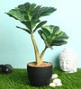 Green Polyester Artificial Plant With pot