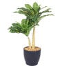 Green Polyester Artificial Plant With pot