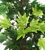 Green Polyester Artificial Plant With pot