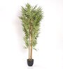 Green Polyester Artificial Real Touch Bamboo Plant with Pot