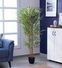 Green Polyester Artificial Real Touch Bamboo Plant with Pot