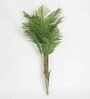 Green Polyester Artificial Tropical Palm Plant with Pot