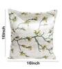 Green Floral Polyester Blend 16 x 16 Inch Cushion Covers (Set of 5)