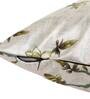 Green Floral Polyester Blend 16 x 16 Inch Cushion Covers (Set of 5)