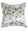 Green Floral Polyester Blend 16 x 16 Inches Cushion Covers (Set of 5)