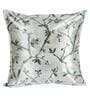 Green Floral Polyester Blend 24 x 24 Inch Cushion Covers (Set of 2)