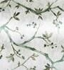 Green Floral Polyester Blend 24 x 24 Inch Cushion Covers (Set of 2)