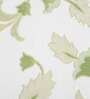 Green Floral Polyester 8 Ft Light Filtering Eyelet Door Curtain