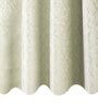 green Polyester Blend Geometric 7ft Light Filtering Eyelet Door Curtain