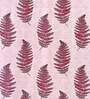 Red Traditional Polyester 5 Ft Semisheer Eyelet Window Curtains (Set of 2)