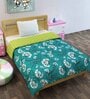 Green Polyester Floral 120 GSM Single Bed Kids Comforters Green Polyester Floral 120 GSM Single Bed Kids Comforters