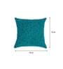 Green Floral Polyester 16 x 16 Inches Cushion Covers (Set of 5)