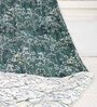 Green Polyester Floral 150 GSM Reversible Double Bed Comforter