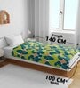Green Polyester Patterned 120 GSM Single Bed Kids Dohar