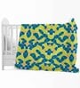 Green Polyester Patterned 120 GSM Single Bed Kids Dohar