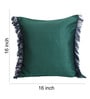 Green Polyester Polka Dots 40x40 inches Cushion Covers Set of 5