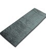 Green Polyester 24 x 60 Inches Machine Made Floor Runner