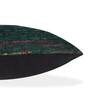 Green Textured Polyester 16 x 16 Inches Cushion Covers (Set of 5)