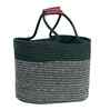 Green Polypropelyene Braided Corsica Tote Basket/Bag
