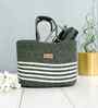 Green Polypropelyene Braided Monaco Storage Basket