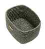 Green Polypropelyene Braided Tri Color Storage Basket