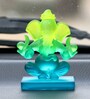 Green Polyresin Ganesha Showpiece