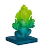 Green Polyresin Ganesha Showpiece