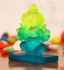 Green Polyresin Ganesha Showpiece