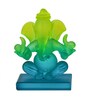 Green Polyresin Ganesha Showpiece