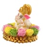 Lord Ganesha Multicolour Polyresin Idol