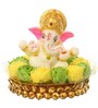 Lord Ganesha Multicolour Polyresin Idol