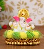 Lord Ganesha Multicolour Polyresin Idol