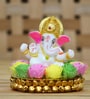 Lord Ganesha Multicolour Polyresin Idol