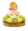 Lord Ganesha Multicolour Polyresin Idol
