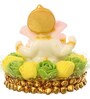 Lord Ganesha Multicolour Polyresin Idol