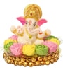 Lord Ganesha Multicolour Polyresin Idol