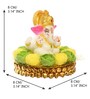 Lord Ganesha Multicolour Polyresin Idol