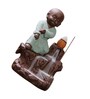 Buddha Smoke Fountain with 10 Backflow Cone Decorative Incense Holder