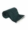 Green Polyster Plain Solid Pattern 68 x 52 Inch Throw
