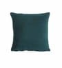 Green Solid Polyester 52x68 Inches Sofa Throw