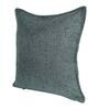 Green Solid Jute 18 x 18 Inches Cushion Covers (Set of 2)
